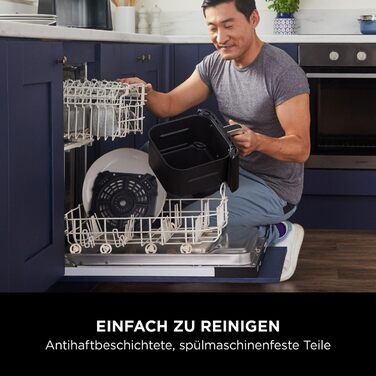 Фритюрниця Ninja AF170EU без олії, 6.2 л, чорна - аерофритюрниця, духовка, дегідратор, підігрів, цифрове керування, антипригарне покриття