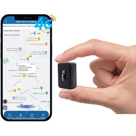 GPS трекер Winnes TK913 з магнітом, 4G, антикрадій, реальний час, довгий автономний режим, для авто, батарея 1500 мА·год, безкоштовний застосунок