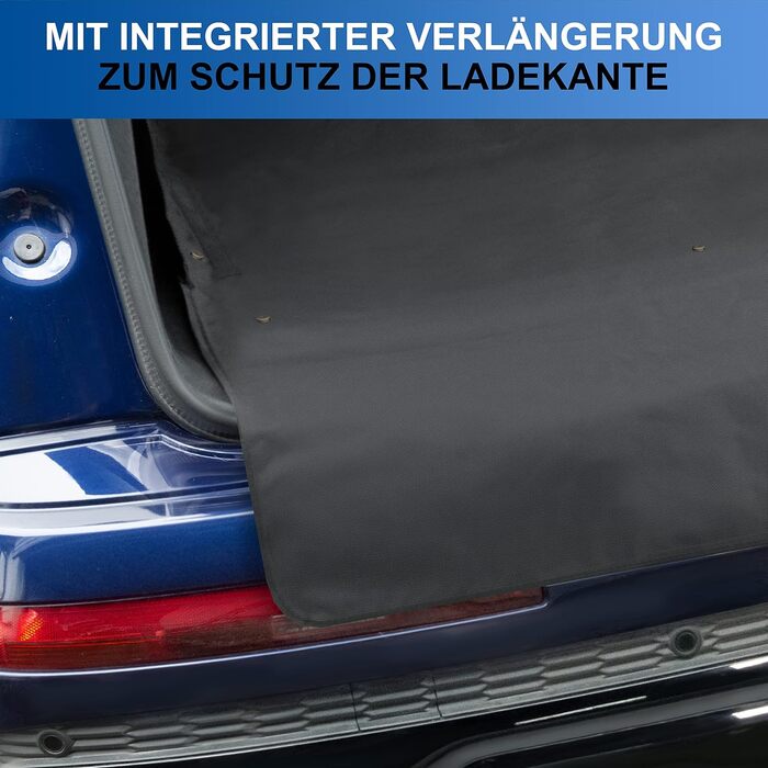 Захист для багажника автомобіля для собак – водонепроникний килимок з боковими захистами – міцний килимок для багажника для подорожей та транспортування собак