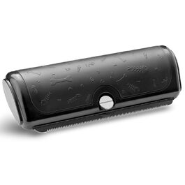 Щітка для собак та котів - двоколірна синьо-жовта, видаляє відмерле волосся та підшерсток, для собак та котів