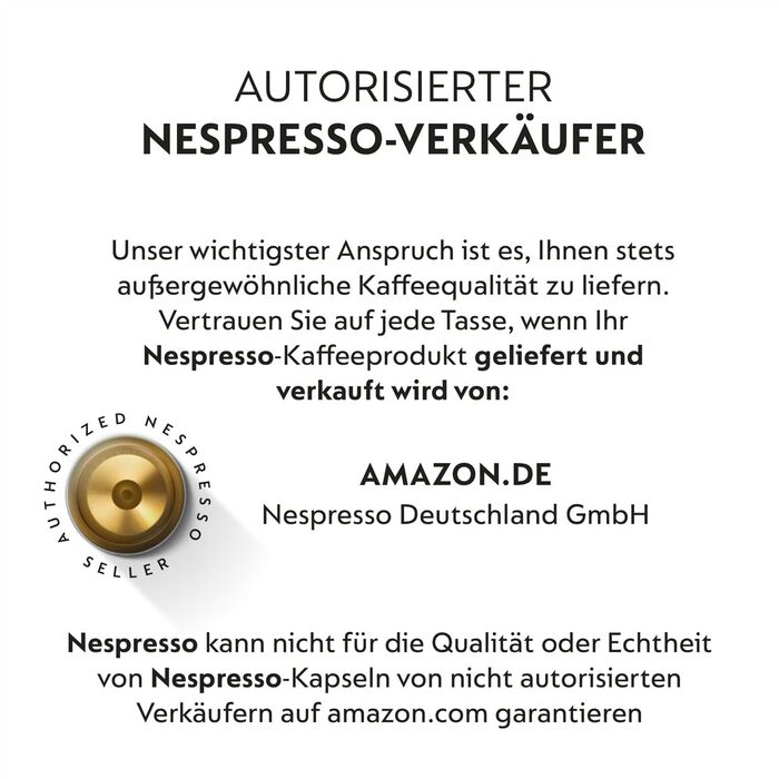 Кава Nespresso Original Paris: суміш Арабіки та Робусти середнього обсмаження | 100 капсул | Для еспресо | Сумісна з капсульними машинами Nespresso Original