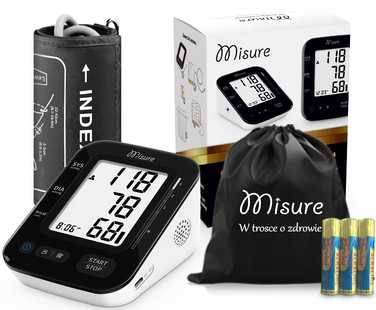 Автоматичний тонометр на плече Misure MI Med 4 з індикатором аритмії, LCD-дисплеєм, чохлом та USB