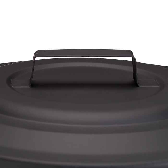Relaxdays Ash Bucket with Lid made of Steel