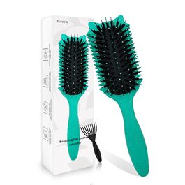 Щітка для кучерявого волосся (зелена)