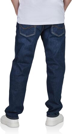 Джинси чоловічі JACK & JONES Clark Stretch Straight Fit сині (32W/32L) - класичний крій, якісний денім