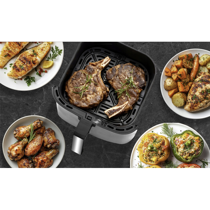 Аерофритюрниця Electo AIRCRISP 8л, 2000 Вт, 14 програм