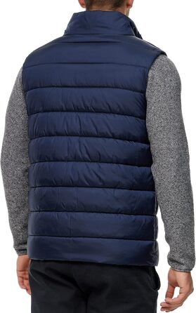 Чоловіча степкова жилетка Indicode Gibbon з коміром-стійкою | Чоловіча жилетка, брендова жилетка для чоловіків, чорний колір