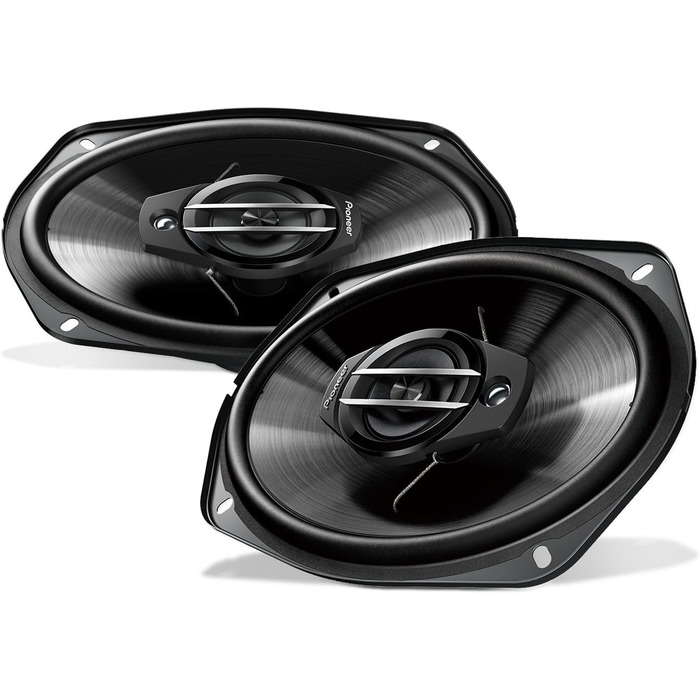 Автомобільна акустика Pioneer TS-G6930F 6x9 дюймів, 3-смугові коаксіальні динаміки, 400 Вт, комплект 2 шт., потужний звук, глибина монтажу 70 мм, з решіткою
