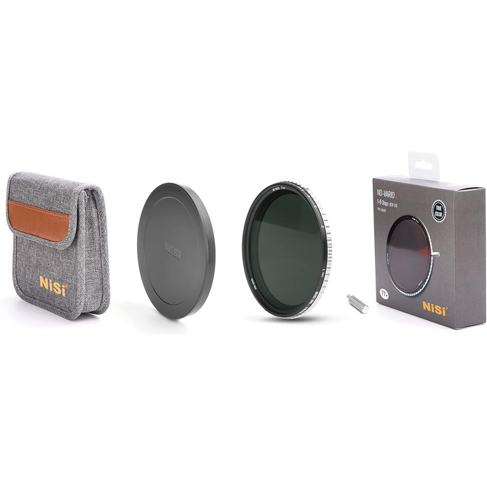 ND фільтр NiSi True Color VND 49mm (ND2-ND32) змінна щільність, мульти-нано покриття