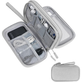 Органайзер для кабелів Skycase: сумка-чохол для аксесуарів, USB, Powerbank, SD-картки, сірий