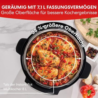 Instant Pot Plus 9-в-1: мультиварка, сковорода, рисоварка, йогуртниця, 5.7 л, нержавіюча сталь