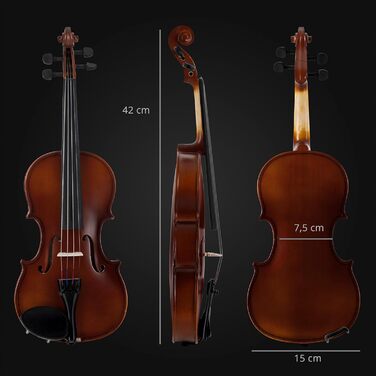 Скрябін Скрипка для початківців Cantabile Student 1/8 (комплект з футляром, смичком та коліфонію)