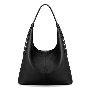 Сумка жіноча шкіряна befen Grande Shopper, чорна елегантна сумка-тоут через плече для роботи та навчання