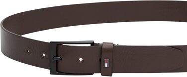 Чоловічий шкіряний ремінь Tommy Hilfiger Layton (80, Коричневий) AM0AM13016