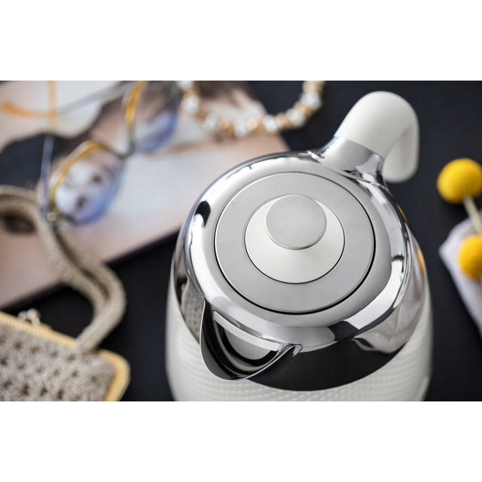 Електричний чайник De'Longhi Luminosa KLB2001.W 2000 Вт, Twill White