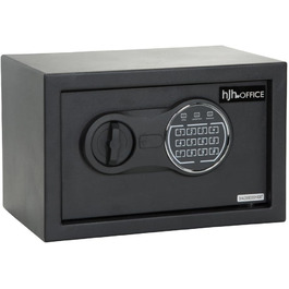 Офісний сейф Tresor COMPACT III з цифровим замком, 8.5 л, сталевий, чорний, 20x31x20 см