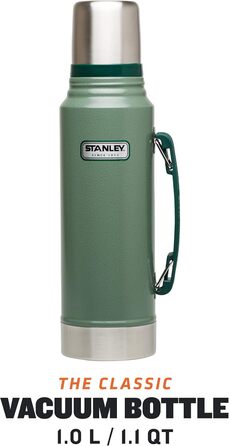 Stanley Classic Legendary Thermos - Keeps Drinks Hot or Cold for 24-32 Hours - Dishwasher Safe - Leakproof Lid Doubles as a Cup - BPA-Free Insulated Flask - Stainless Steel Thermos