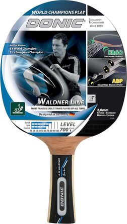 Набір для пінг-понгу Donic Waldner 700 з ручкою ABP, губка 2.0 мм, покриття ITTF 3 зірки, 754872