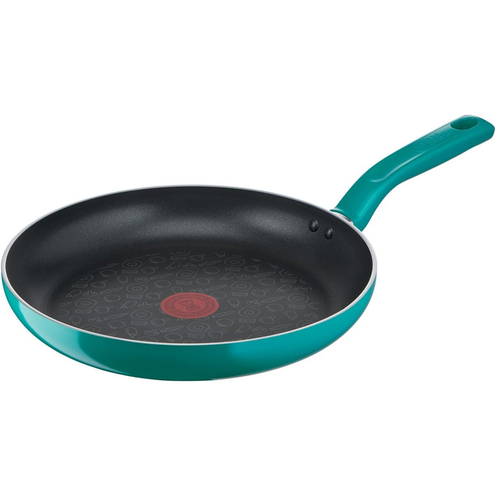 Tefal Chefclub Brat La Vista – Сковорода з антипригарним покриттям Titanium, індукційна, з термоіндикатором, зелена