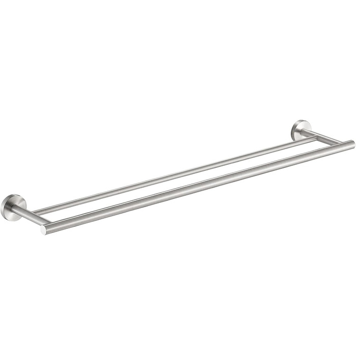 Тримач для рушників KES, подвійний, з нержавіючої сталі SUS304, 60 см, настінний, A2001S60