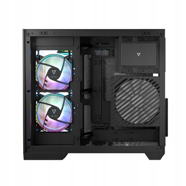 Ігровий корпус для ПК MODECOM VOLCANO PANORAMA ARGB 3F MIDI, сірий