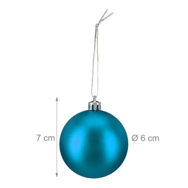 Relaxdays Set of 100 Christmas Baubles