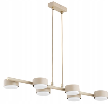 Підвісна лампа Elko-Lighting Mono Ecru, 6 точок світла, GX53
