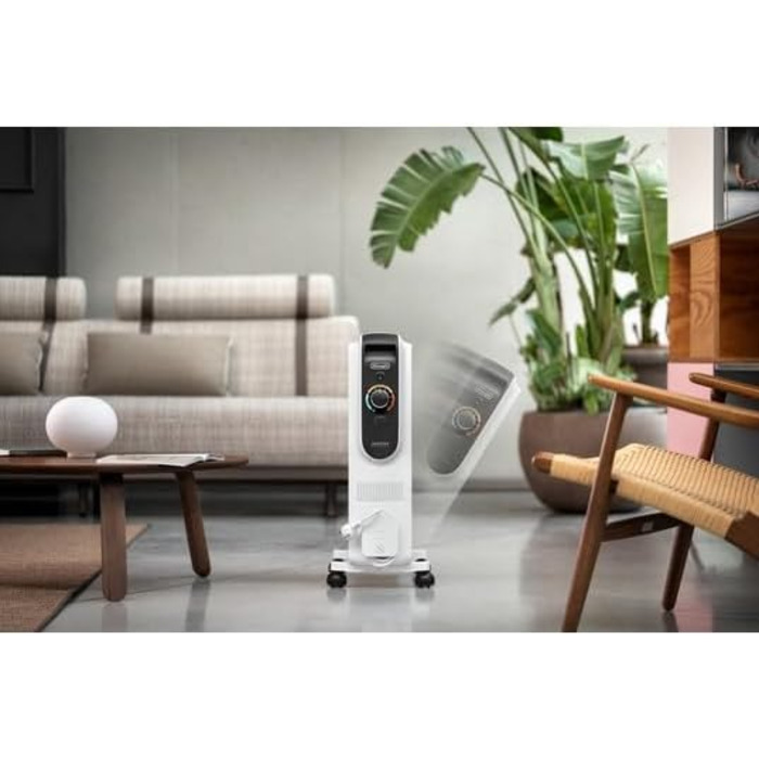 Масляний радіатор De'Longhi Dragon 4 TRD4 0615, 1500 Вт, 230 В, 50 Гц