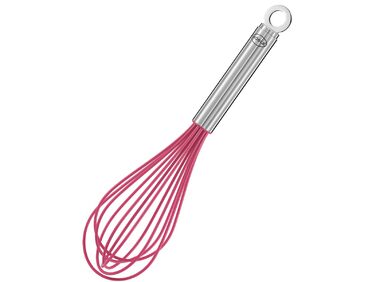 Венчик кухонний RÖSLE Silikon, нержавіюча сталь 18/10, силікон, термостійкий до 220°C, 27 см