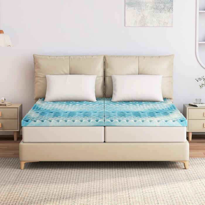 Топер для матраца EGO HOME 140x200 см, 5 см, 7 зон, піна, CertiPUR, для ліжка та дивану
