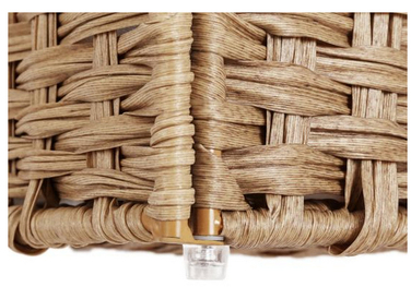 Кошик для брудної білизни Songmics, 90 л, коричневий