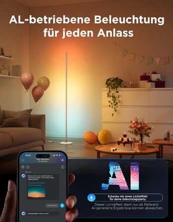 Govee LED-лампа настільна RGBIC, Wi-Fi, диммування, сумісна з Alexa та Google Assistant, 16 млн кольорів, 58 режимів, музичний режим, DIY для ігор та спальні (Золотий, 1 шт.)