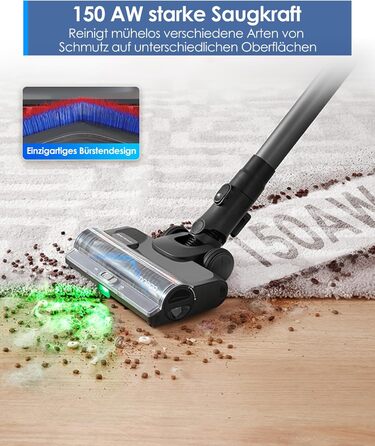 Бездротовий ручний пилосос Tineco Pure ONE S50: 150AW, до 65 хв роботи, LED, для твердих підлог