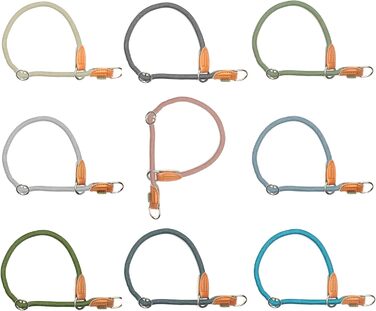 Нашийник для собак Leisegrün Devon, зелений, нейлон, регульований, розмір L