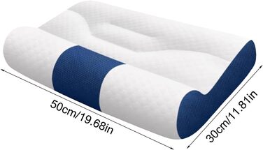 Novgorod Neck Pillow, Contour Pillow for Sleeping | Ergonomic Contour Bed Pillow, Adjustable Height, Contoured Neck Support Pillow for Neck Relief