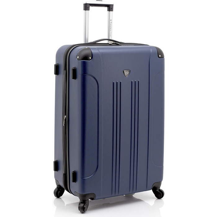 Валіза Travelers Club Chicago Hardside Розширювана Spinner, 20 дюймів, Синій Navy