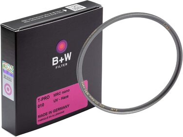 Фільтр B+W 010 UV-Haze- und Schutz-Filter T-Pro, 77 мм, MRC Nano, Titan-Finish, Ultra Slim