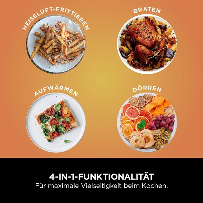 Фритюрниця електрична Ninja Foodi PRO Cinnamon AF140EUCM 1750 Вт, аерофритюрниця, 4.7 л