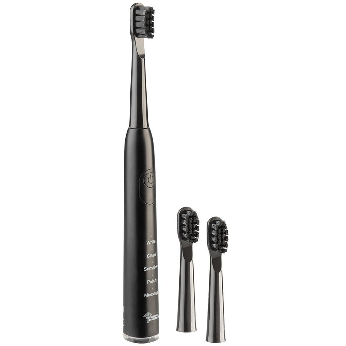 Електрична зубна щітка Newgen Medicals Akku Zahnbürste: USB акумуляторна звукова щітка 40.000 Гц, 5 режимів, таймер, IPX7 водонепроникна