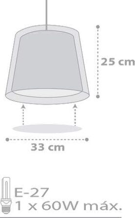 Dalber - Pendant light with star pattern, green, 33 x 33 x 25 cm