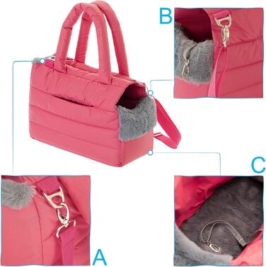 Транспортна сумка для собак та котів середнього розміру (8 кг), оливковий колір, HIMBEERFARBEN (M, 40x20x30 см)