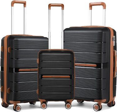 Чемодан British Traveller середнього розміру з TSA-замком, 66 x 43.3 x 28.5 см, з поліпропілену, ручна поклажа