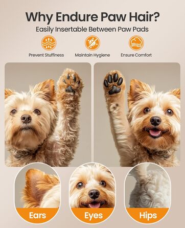 Професійна машинка для стрижки собак та котів Oneisall 2-в-1 з тримером для лап, для довгошерстих та сплутаних порід, потужна машинка для грумінгу