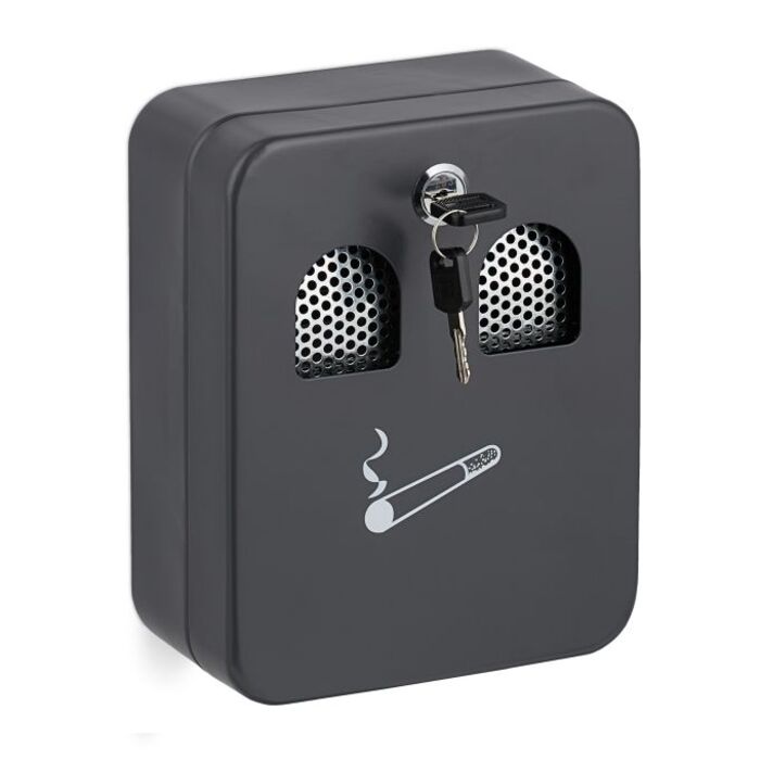 Relaxdays Hand towel holder in anthracite