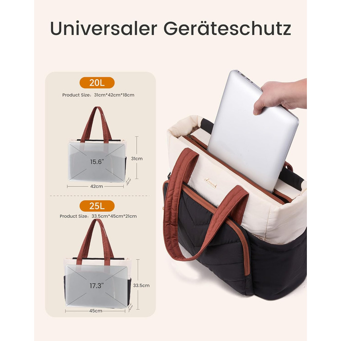 Сумка LOVEVOOK Shopper для ноутбука 17.3