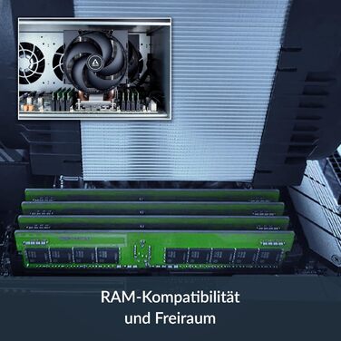 ARCTIC Freezer 4U-SP5: Система охолодження CPU для серверів AMD SP5, LGA6096, 2 x 120 мм вентилятори