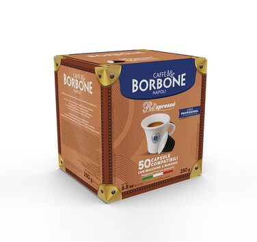 Кавові капсули Caffè Borbone Oro Gold-суміш, сумісні з Nespresso, 50 шт по 5.4 г