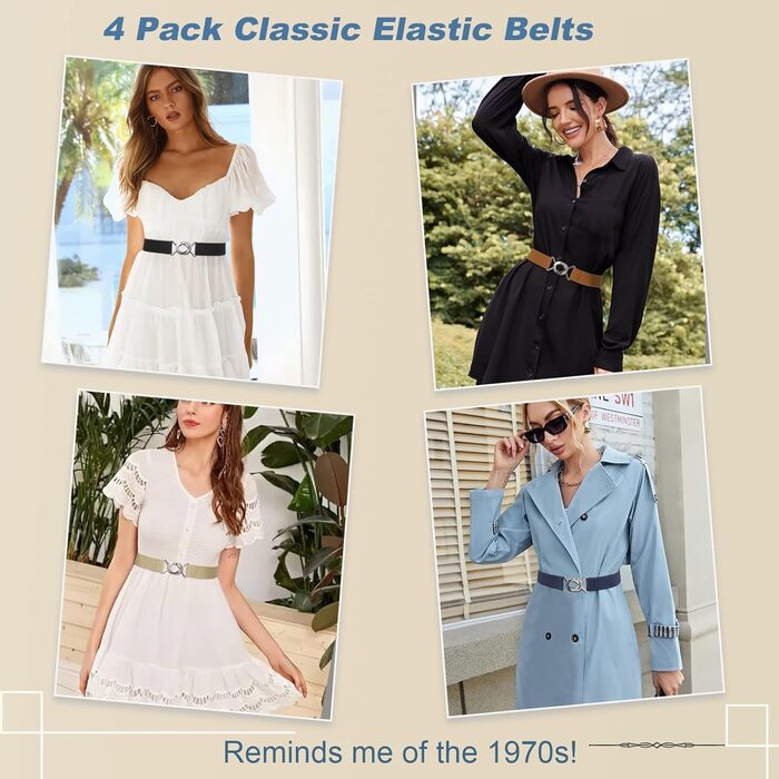 Еластичний ремінь LeaCoolKey для жінок та чоловіків, тонкий, стрейчевий, для джинсів та суконь, 80 см, кольори: чорний, коричневий, білий, блакитний