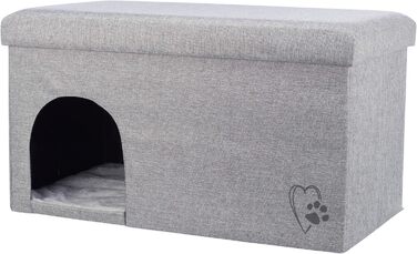 Будиночок для котів TRIXIE Kimy, сірий, 72 x 40 x 40 см