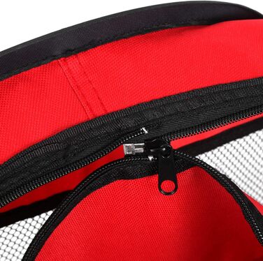 Клітка-забіг для цуценят Ejoyous: портативна клітка-забіг для собак, котів, кроликів. Ідеально для дому та вулиці. Червона